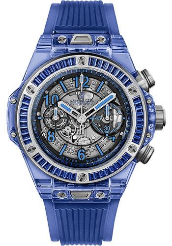 Hublot Big Bang Unico Blue Sapphire Baguettes Watch-411.JL.4809.RT.1901