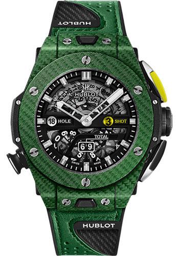 Hublot Big Bang Unico Golf Green Carbon Watch - 45 mm - Black Skeleton Dial Limited Edition of 100-416.YG.5220.VR