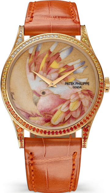 Patek Philippe Calatrava Rose Gold / Leadbeater’s Cockatoo - 5077/210R-001 - 2026