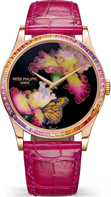 Patek Philippe Calatrava Rose Gold / Pink Butterfly - 5077/356R-001 - 2026