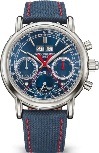 Patek Philippe Grand Complications Perpetual Calendar Split-Seconds Chronograph 5204 White Gold / Blue - 5204G-010 - 2026