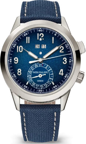 Patek Philippe Grand Complications Calatrava 24-Hour Alarm 5322 White Gold / Blue - 5322G-001 - 2026
