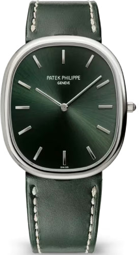 Patek Philippe Golden Ellipse 5738 White Gold / Olive Dial - 5738G-001 - 2026