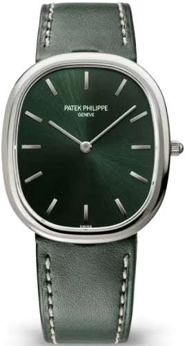 Patek Philippe Golden Ellipse 5738 White Gold / Olive Dial - 3738/100G-014 - 2026