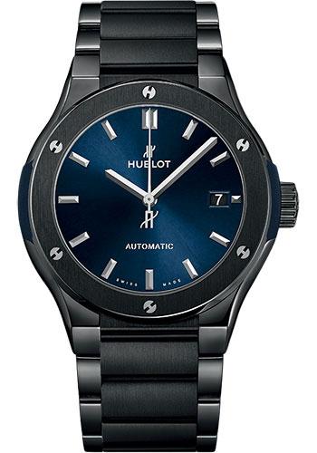 Hublot Classic Fusion Ceramic Blue Bracelet Watch-510.CM.7170.CM