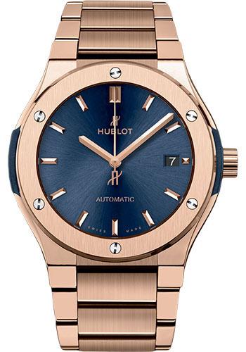 Hublot Classic Fusion Blue King Gold Bracelet Watch-510.OX.7180.OX