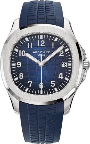 Patek Philippe Aquanaut "Jumbo" White Gold Blue Dial 42.2 mm - 5168G-001