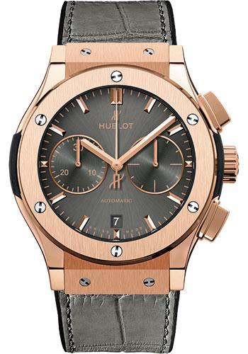 Hublot Classic Fusion Racing Grey Chronograph King Gold Bracelet Watch-541.OX.7080.LR