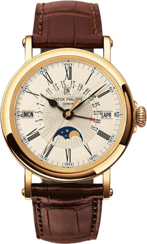 Patek Philippe Grand Complications Yellow Gold Perpetual Calendar Retrograde Date 38mm White Opaline | 5159J-001