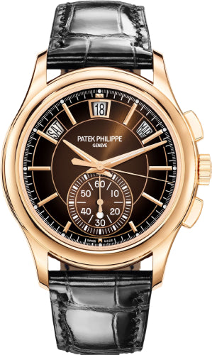 Patek Philippe Complications Flyback Chronograph Annual Calendar Rose Gold Brown Sunburst Dial | 5905R-001