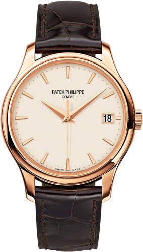 Patek Philippe Calatrava Sweep Seconds Rose Gold Ivory Dial | 5227R-001