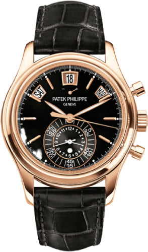 Patek Philippe Complications Annual Calendar Flyback Chronograph Rose Gold 43.25mm Black Dial | 5960R