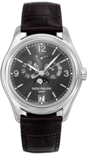 Patek Philippe Complications Annual Calendar Moon Phases White Gold Slate Grey Dial | 5146G-010