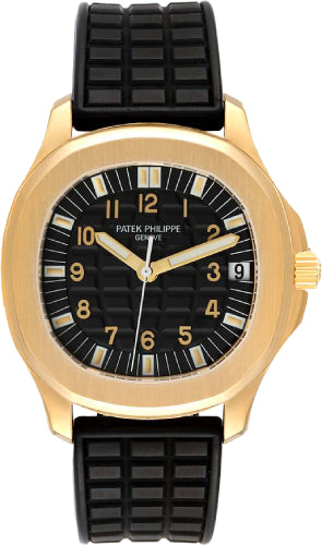 Patek Philippe Aquanaut Yellow Gold Black Dial 34mm | 5066J