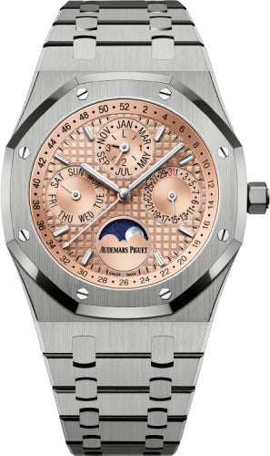 Audemars Piguet Royal Oak Perpetual Calendar Titanium "Salmon" Dial 41mm | 26615TI.OO.1220TI.01