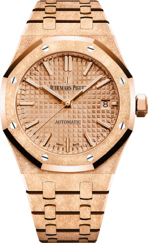 Audemars Piguet Royal Oak Frosted Gold Pink Gold Dial 37mm | 15454OR.GG.1259OR.03