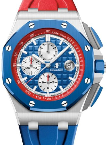 Audemars Piguet Royal Oak Offshore Selfwinding Chronograph "Ukraine Flag" Stainless Steel Blue/Yellow Dial | 26400SO.OO.A057CA.01