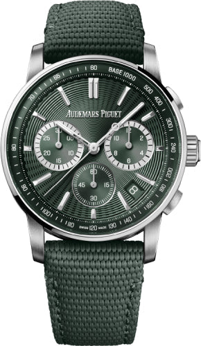 Audemars Piguet Code 11.59 Chronograph 41mm Stainless Steel Green Dial | 26393ST.OO.A056KB.01