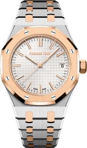 Audemars Piguet Royal Oak Selfwinding "50th Anniversary" Rose Gold/Stainless Steel 37mm Silver Dial | 15550SR.OO.1356SR.01