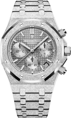 Audemars Piguet Royal Oak Frosted Gold Selfwinding 41mm Chronograph White Gold Grey | 26239BC.GG.1224BC.01