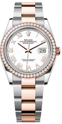 Rolex Datejust 36 Oystersteel Everose Gold White Dial Oyster Bracelet - 126281Rbr - 2026