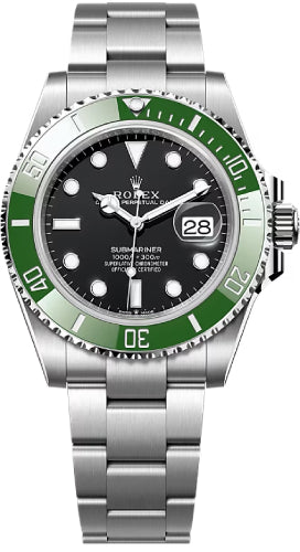 Rolex Submariner 41mm Date "Kermit" Stainless Steel Green Bezel - 126610LV MK2