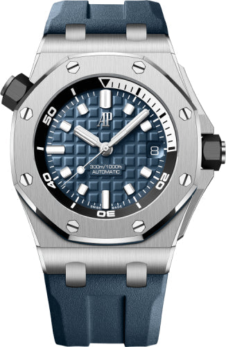 Audemars Piguet Royal Oak Offshore 42mm Diver Stainless Steel Blue Dial - 15720ST.OO.A027CA.01