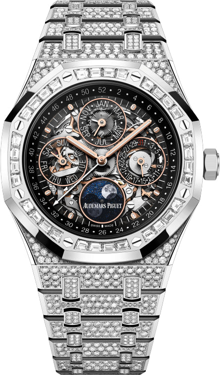 Audemars Piguet Royal Oak 41mm Perpetual Calendar White Gold/Damonds - 26625BC.ZZ.1223BC.02