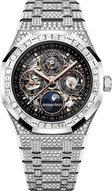 Audemars Piguet Royal Oak 41mm Perpetual Calendar White Gold/Damonds - 26625BC.ZZ.1223BC.02